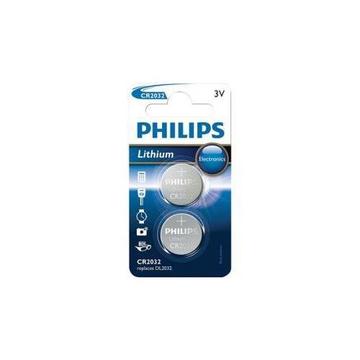 Philips Minizellen CR2032P2 - Batterie - CR2032 - Li x 2