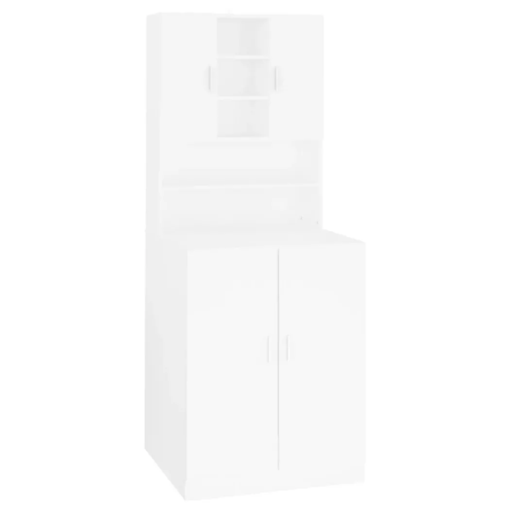 vidaXL Meuble pour machine à laver Blanc