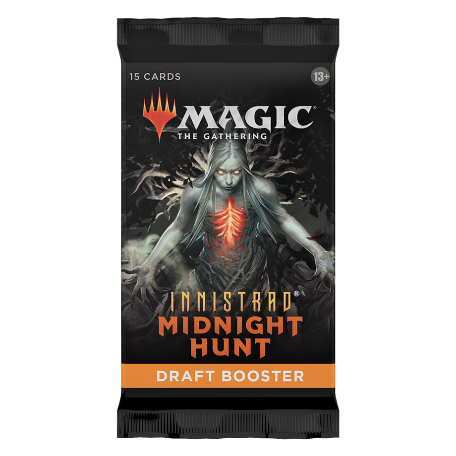 Wizards of the Coast  Innistrad Midnight Hunt Draft Booster - Magic the Gathering - EN 