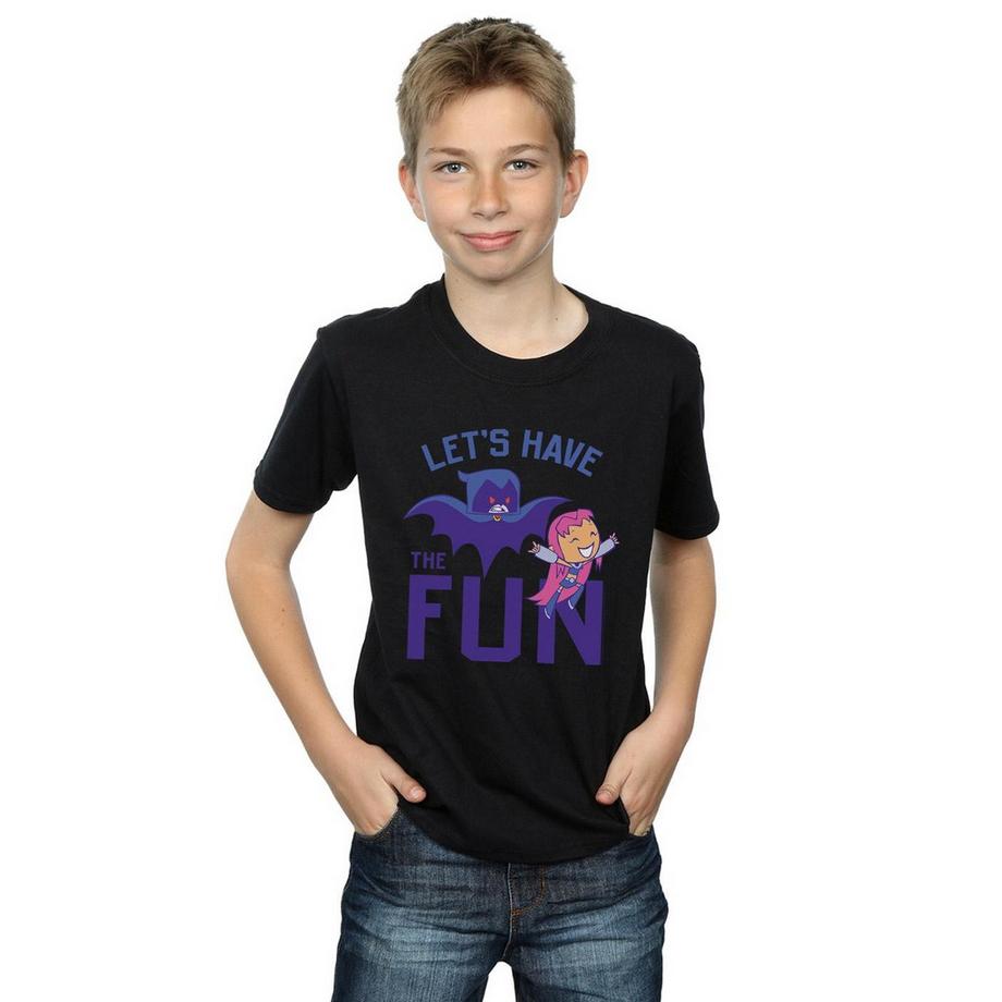 DC COMICS  Teen Titans Go Let's Have The Fun TShirt 
