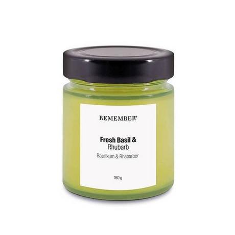 Remember Duftkerze Basilikum & Rhabarber  