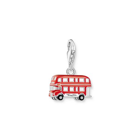 Thomas Sabo  Pendentif à breloques LONDON Bus Rouge 