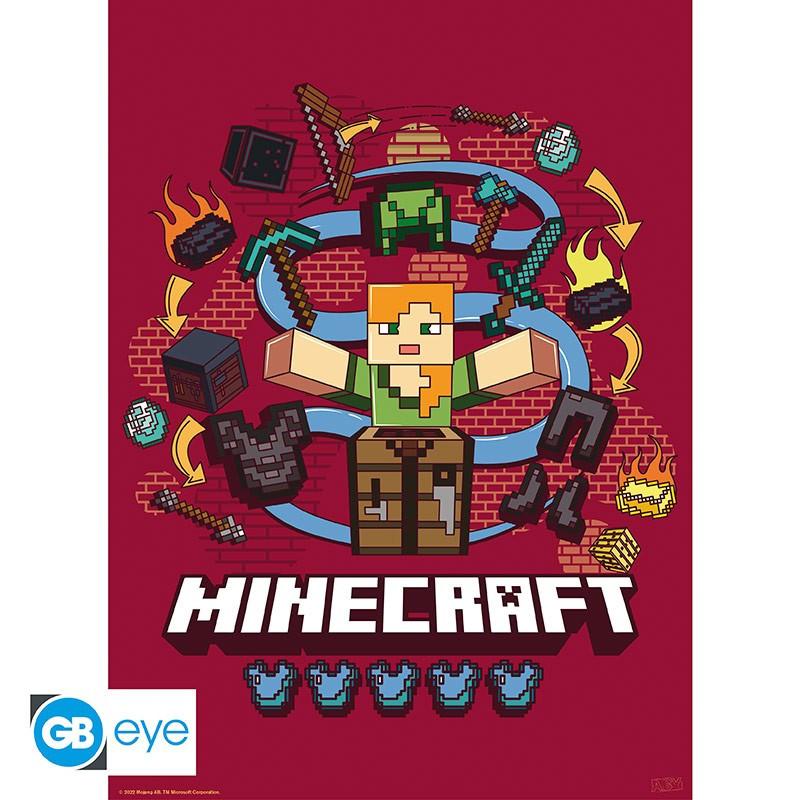 Abystyle  Poster - Set of 2 - Minecraft - Core Minecraft 