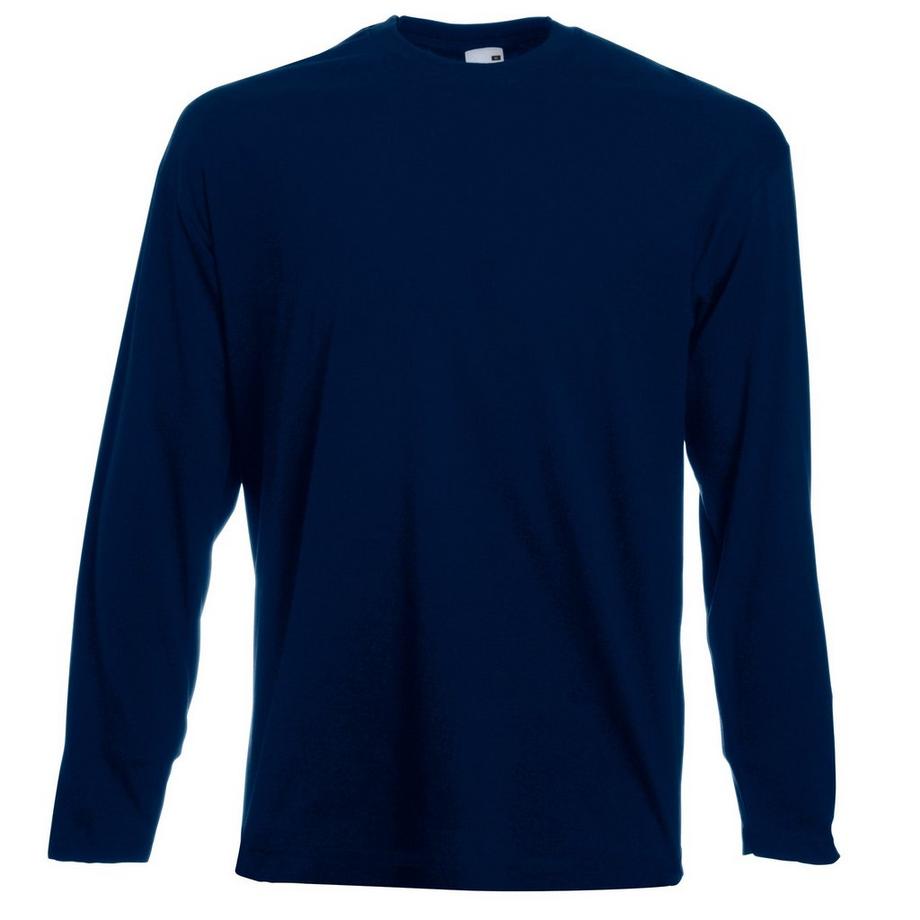 Fruit of the Loom Langarm Rundhals T-Shirt  
