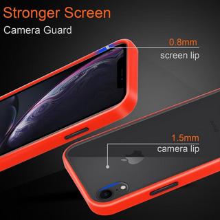 Cadorabo  Hülle für Apple iPhone XR Hybrid mit TPU Silikon Innenseite 