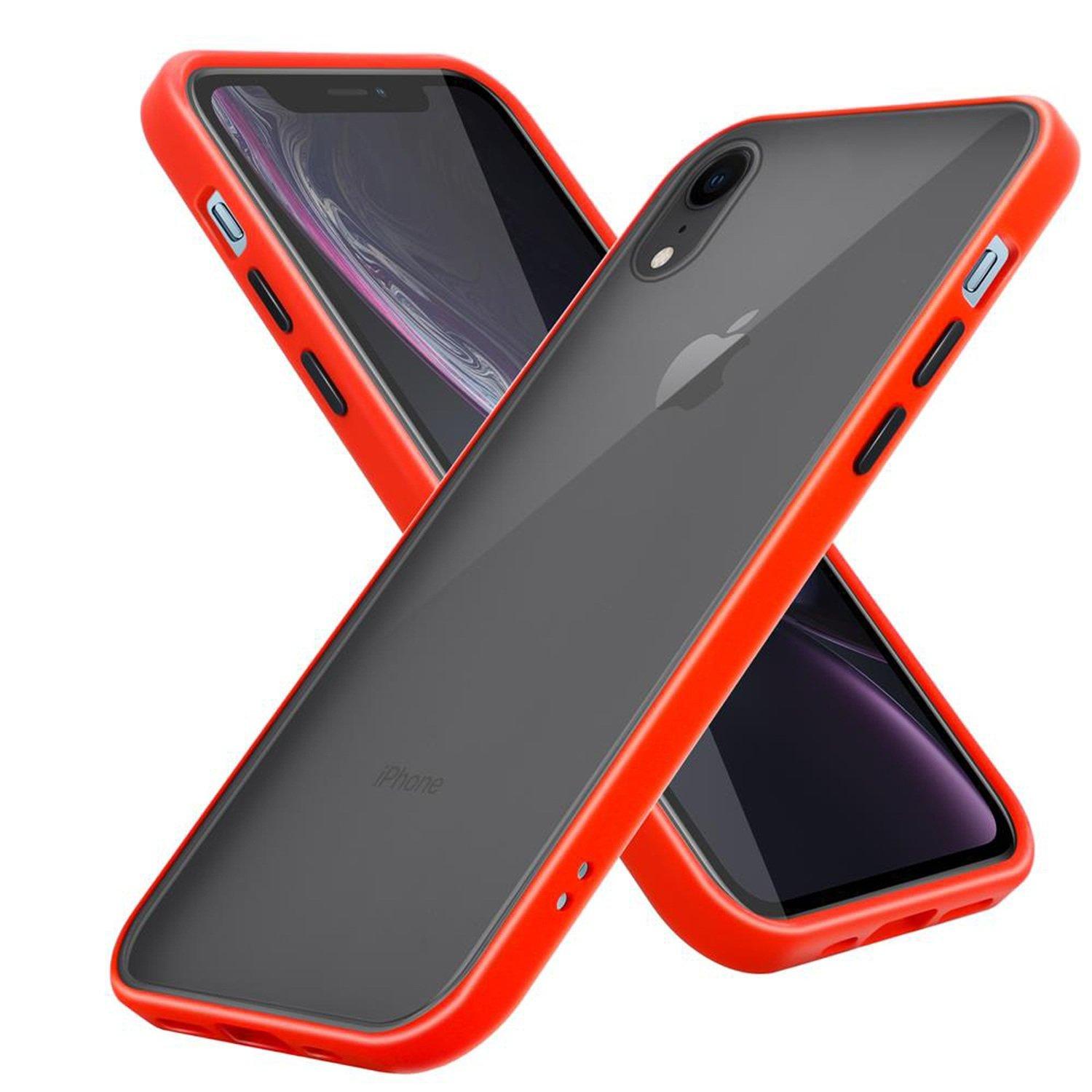 Cadorabo  Hülle für Apple iPhone XR Hybrid mit TPU Silikon Innenseite 