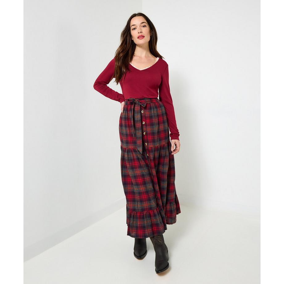 Joe Browns Gonna lunga a quadri d'ispirazione vintage  