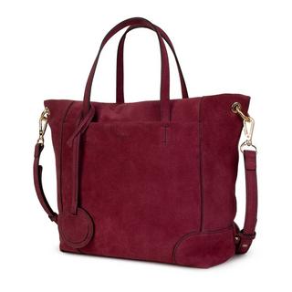 Kate Lee  Sac cabas porté main ou bandoulière en cuir Tanyal couleur lie de vin 