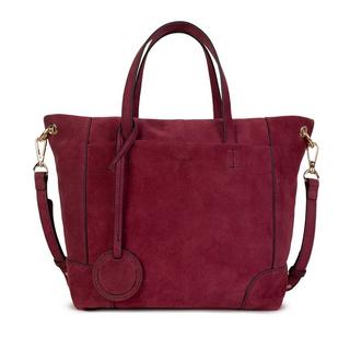 Kate Lee  Sac cabas porté main ou bandoulière en cuir Tanyal couleur lie de vin 