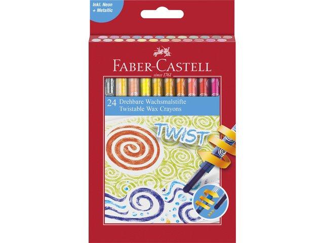 FABER CASTELL  Faber-Castell 120004 Wachsmalstift 24 Stück(e) 