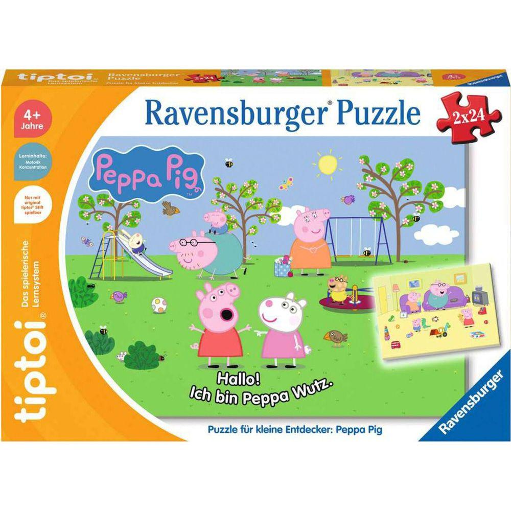 Ravensburger  tiptoi Puzzle für kleine Entdecker: Peppa Pig (2x24) 