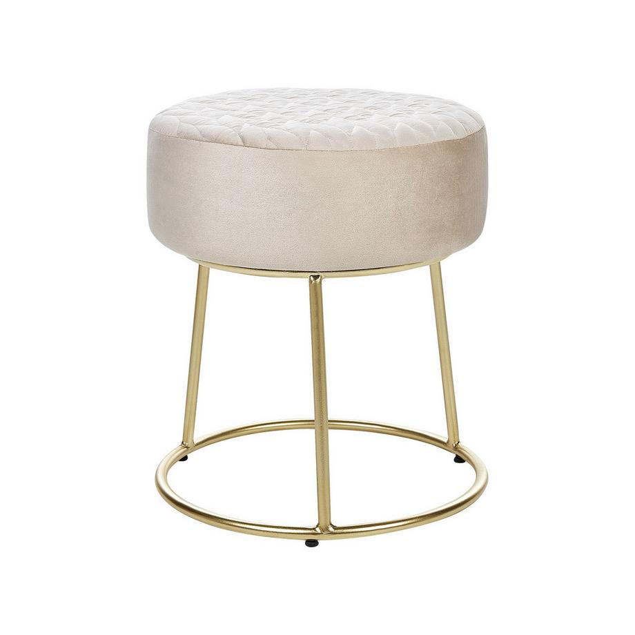 Hocker aus Samtstoff  DELCO