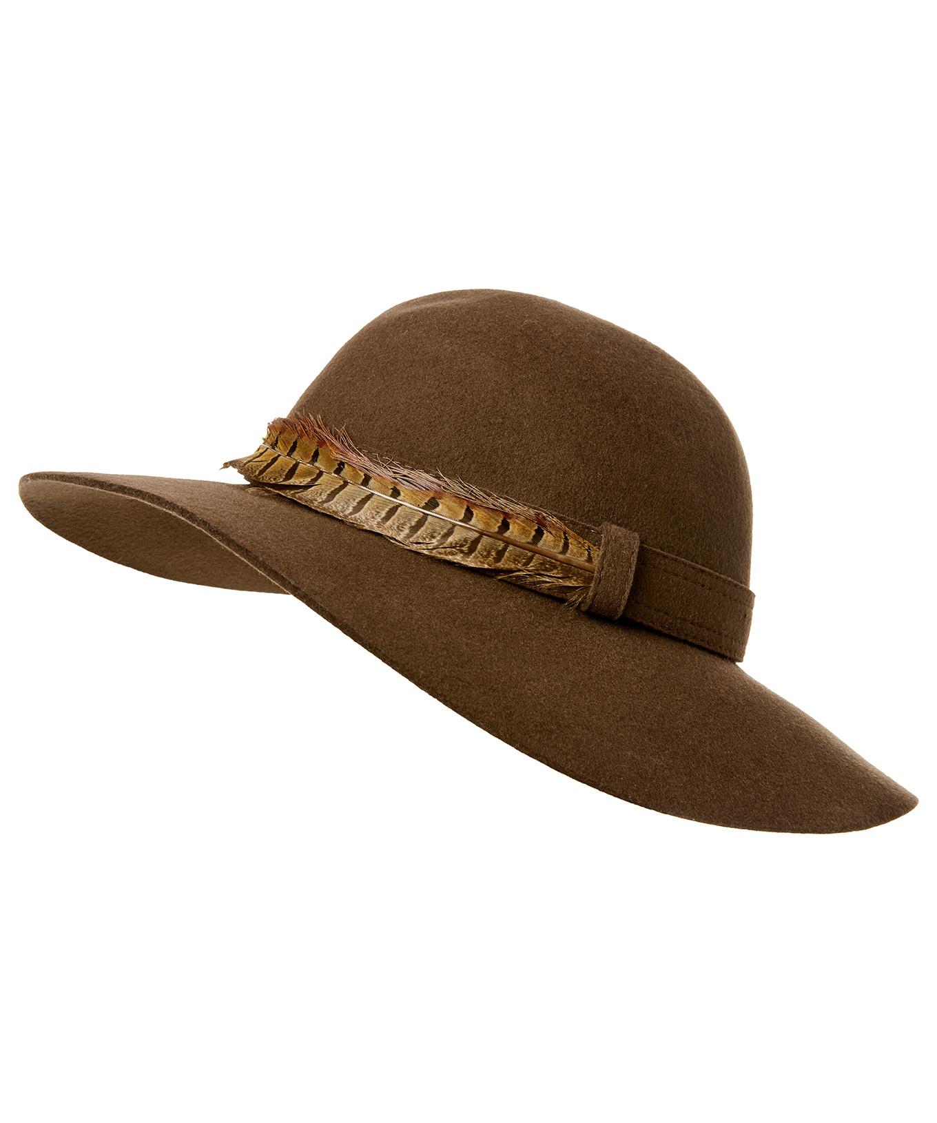 Joe Browns  Fedora mit Federbesatz 