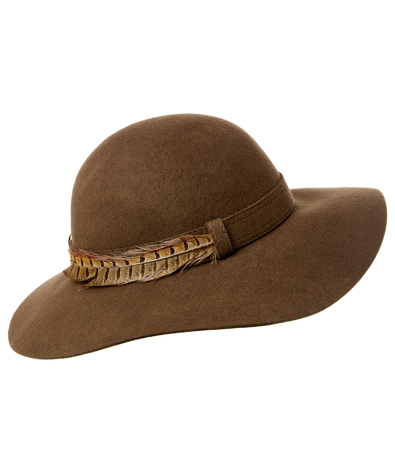 Joe Browns  Fedora mit Federbesatz 