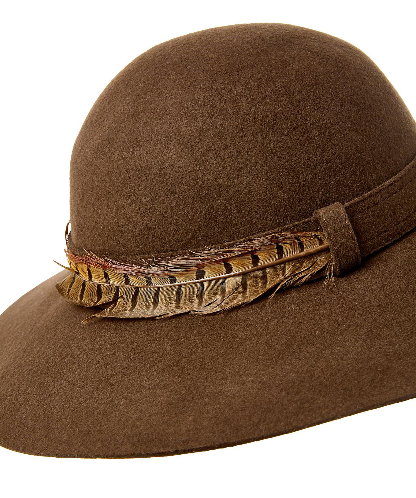 Joe Browns  Fedora mit Federbesatz 