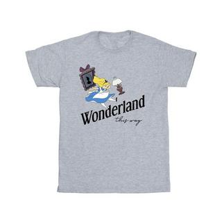 Disney  Tshirt ALICE IN WONDERLAND THIS WAY 