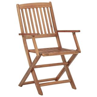 VidaXL Chaise de jardin bois d'acacia  