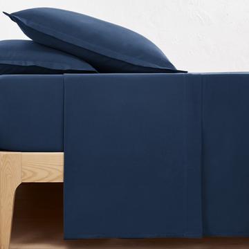 Drap plat uni percale de coton Scenario