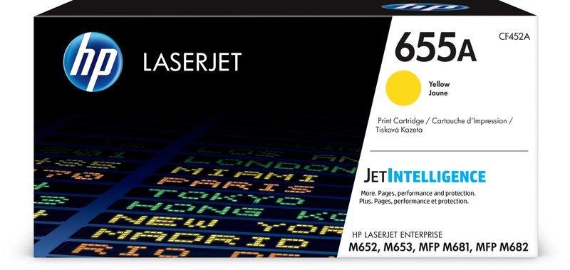 Hewlett-Packard  HP Toner-Modul 655A yellow CF452A CLJ Enterprise M652 10'500 S. 