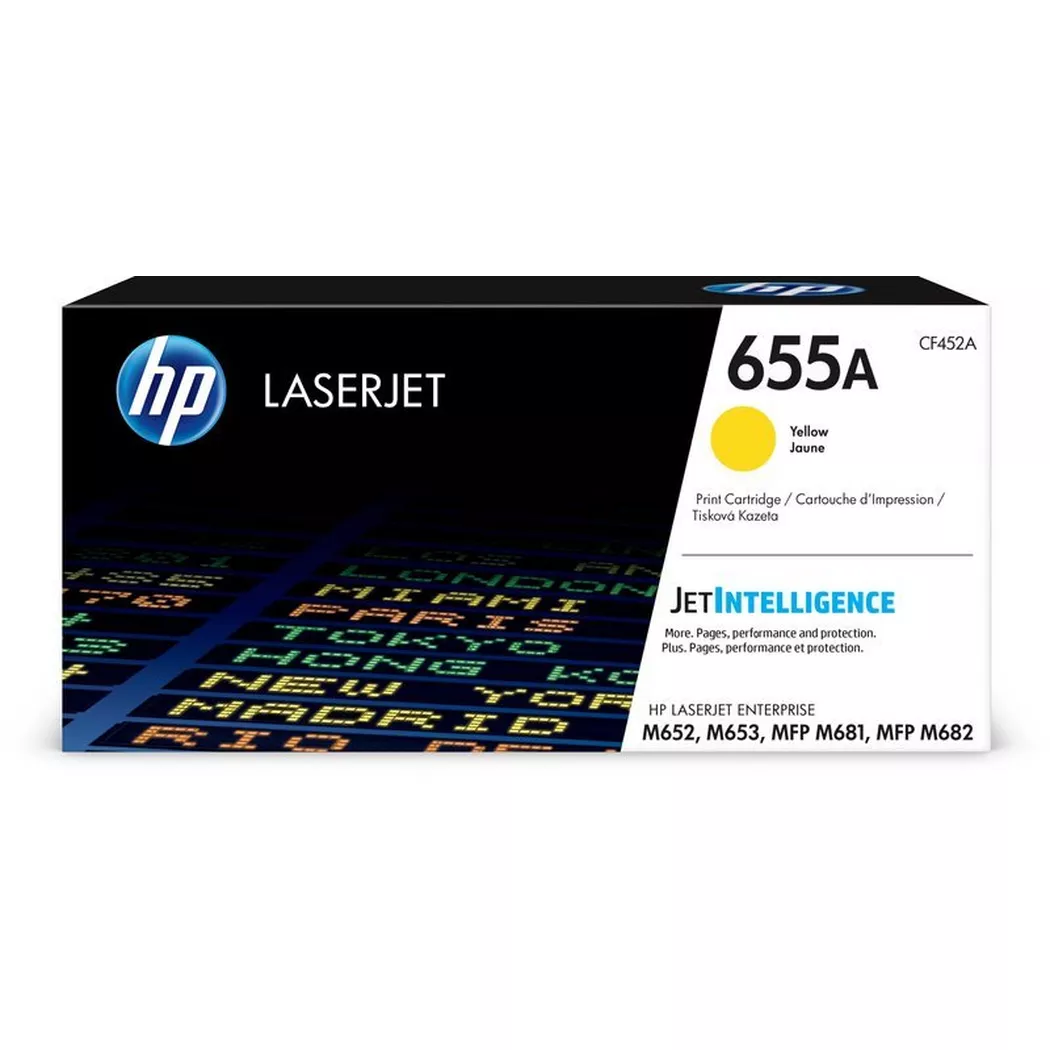 Hewlett-Packard – HP Toner-Modul 655A yellow CF452A CLJ Enterprise M652 10’500 S., One Size