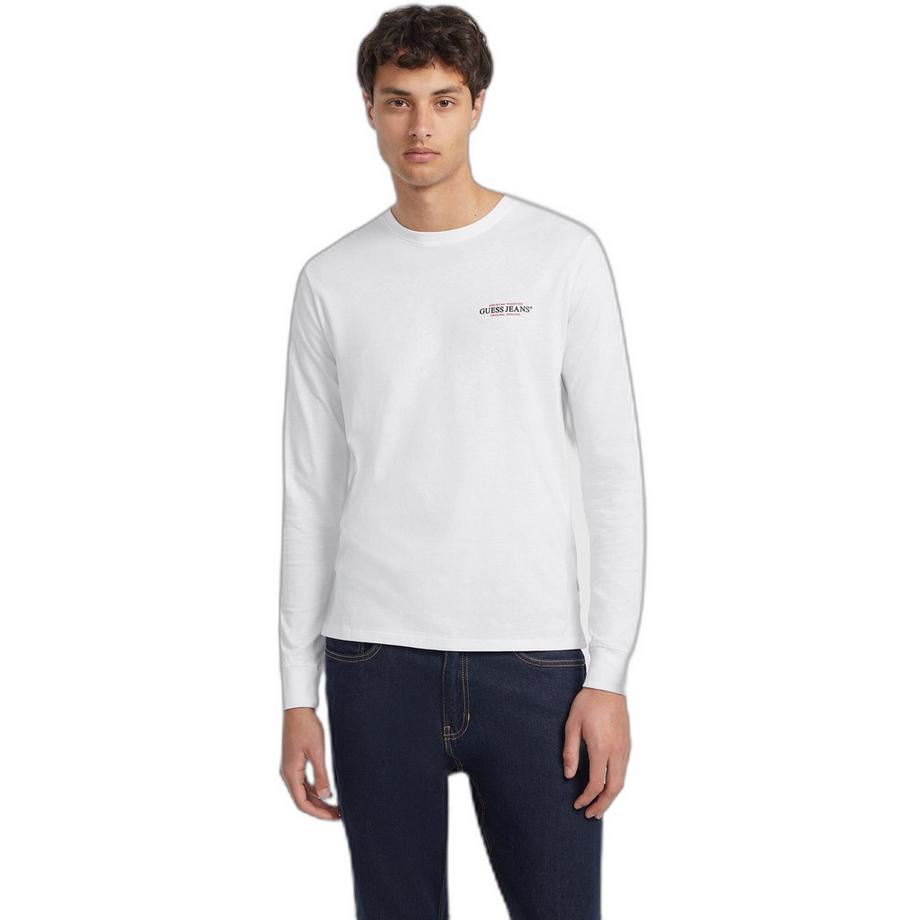 GUESS American T-Shirt Maniche Lunghe Slim Fit  