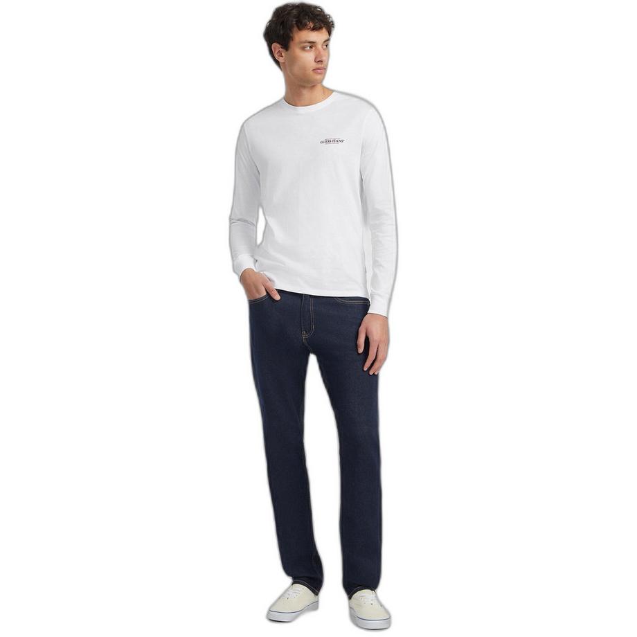 GUESS American T-Shirt Maniche Lunghe Slim Fit  