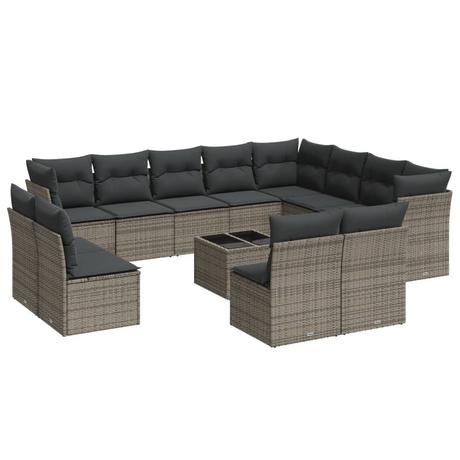 VidaXL Garten sofagarnitur poly-rattan  