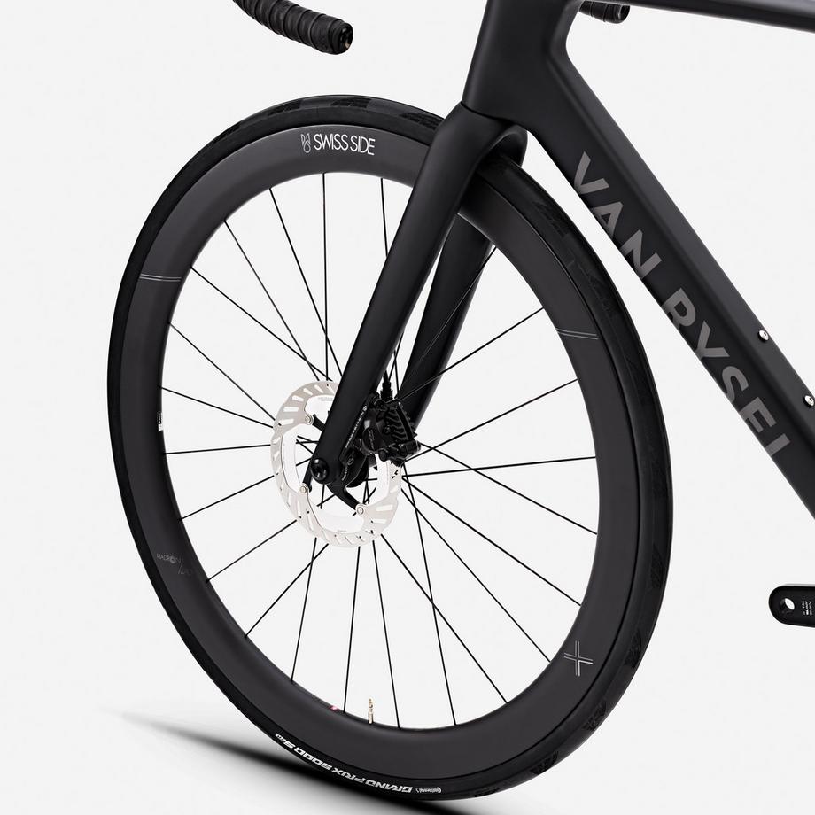 VAN RYSEL  Rennrad Shimano 105 Di2 2x12v Leistungsmesser, RCR Schwarz 