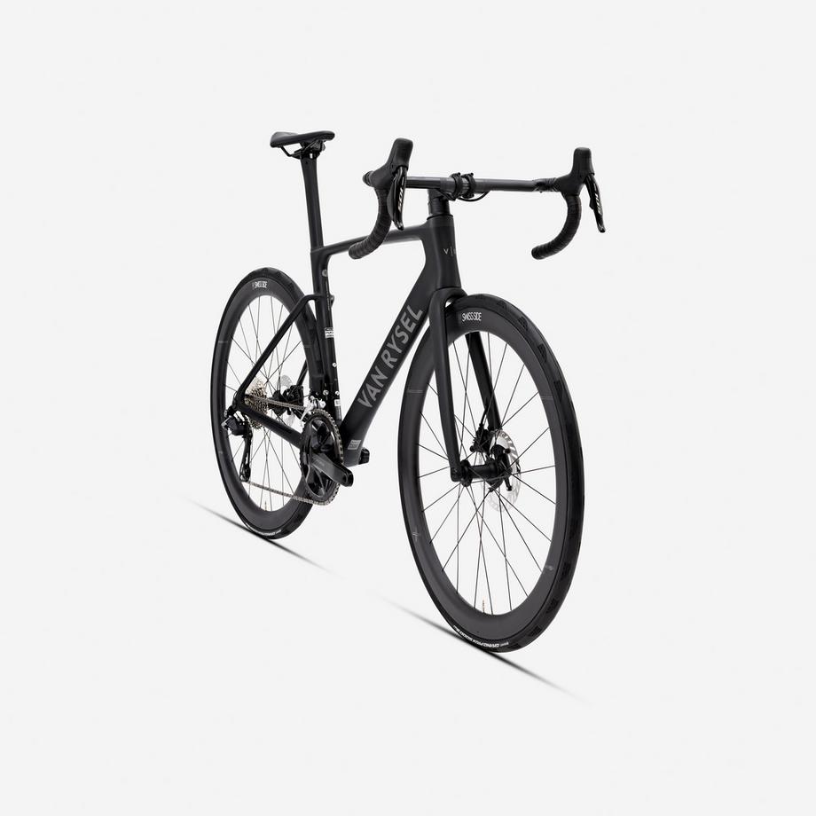 VAN RYSEL  Rennrad Shimano 105 Di2 2x12v Leistungsmesser, RCR Schwarz 