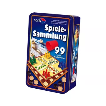 99iger-Spielesammlung in Metallbox