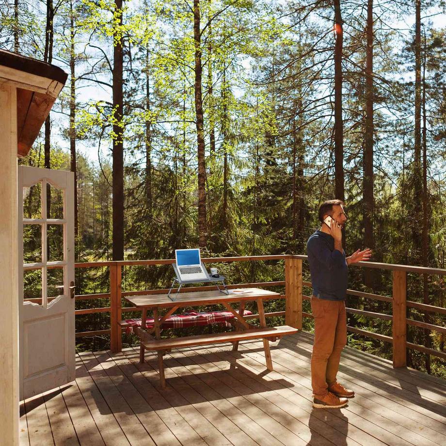 B2X  Plateau de lit en bois gris 