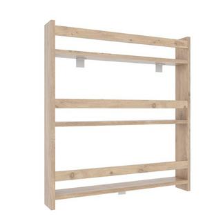 VCM Holzregal hängend | platzsparendes Regal | Maße: H. 80 x B. 70 x T. 10 cm | Elegantes Regal hängend | Aufbewahrungsregal | Bücherregal | Wandboard -  