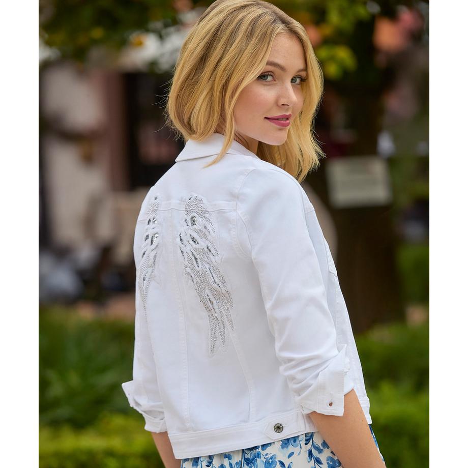 Joe Browns Verzierte Flügel Denimjacke  