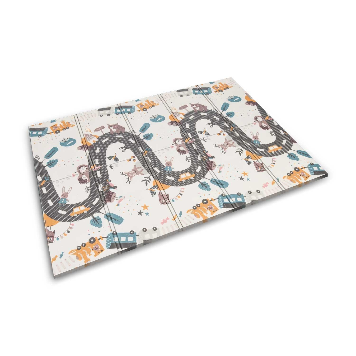 B2X Tapis en mousse pliable

Ce grand tapis pliant aux dimensions 200x150 cm a de nombreuses utilisations pratiques. Il apporte du confort à votre bébé pendant le jeu et lorsqu'il apprend à ramper.

Confortable et fonctionnel :

- Léger
- Pliable
- Do  