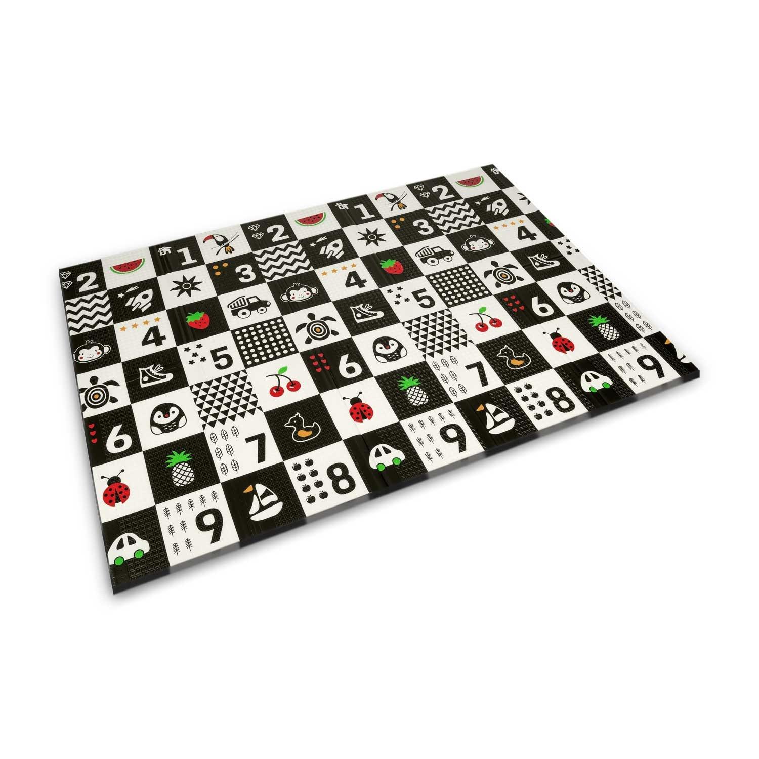 B2X Tapis en mousse pliable

Ce grand tapis pliant aux dimensions 200x150 cm a de nombreuses utilisations pratiques. Il apporte du confort à votre bébé pendant le jeu et lorsqu'il apprend à ramper.

Confortable et fonctionnel :

- Léger
- Pliable
- Do  