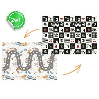 B2X Tapis en mousse pliable

Ce grand tapis pliant aux dimensions 200x150 cm a de nombreuses utilisations pratiques. Il apporte du confort à votre bébé pendant le jeu et lorsqu'il apprend à ramper.

Confortable et fonctionnel :

- Léger
- Pliable
- Do  