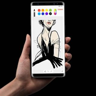 Avizar  Stylet Bluetooth Tactile Galaxy Note 8 