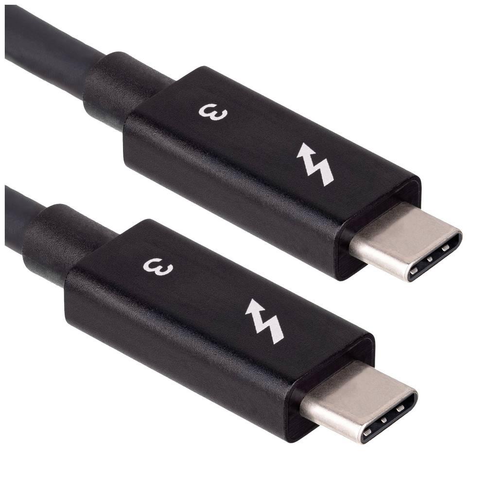 Akyga  Kabel Thunderbolt 3 (USB Typ C) 50 cm passiv 