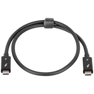 Akyga  USB-Kabel Thunderbolt Stecker, Thunderbolt Stecker 0.50 m Schwarz 