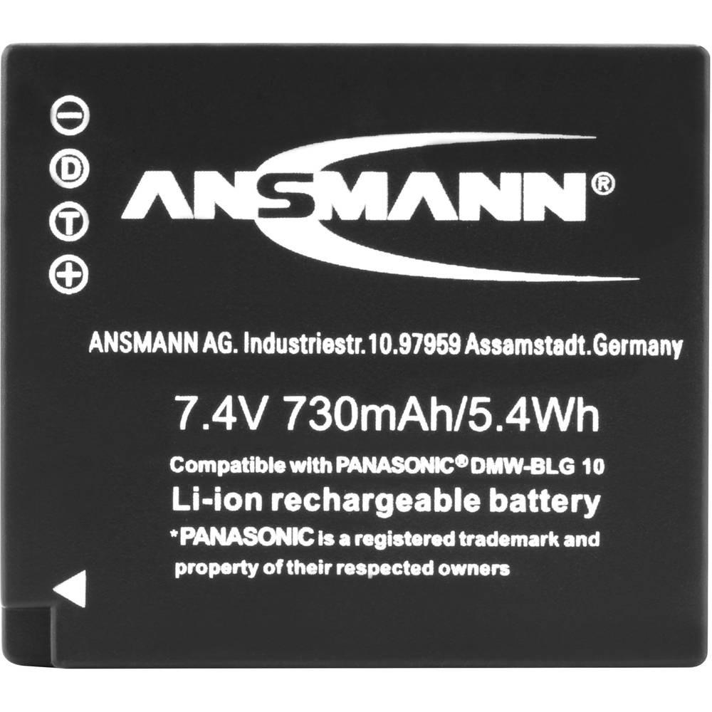 ANSMANN  A-Pan DMW-BLG 10 Batteria ricaricabile fotocamera sostituisce la batteria originale (camera) DMW-BLG10E 7.4 V 73 