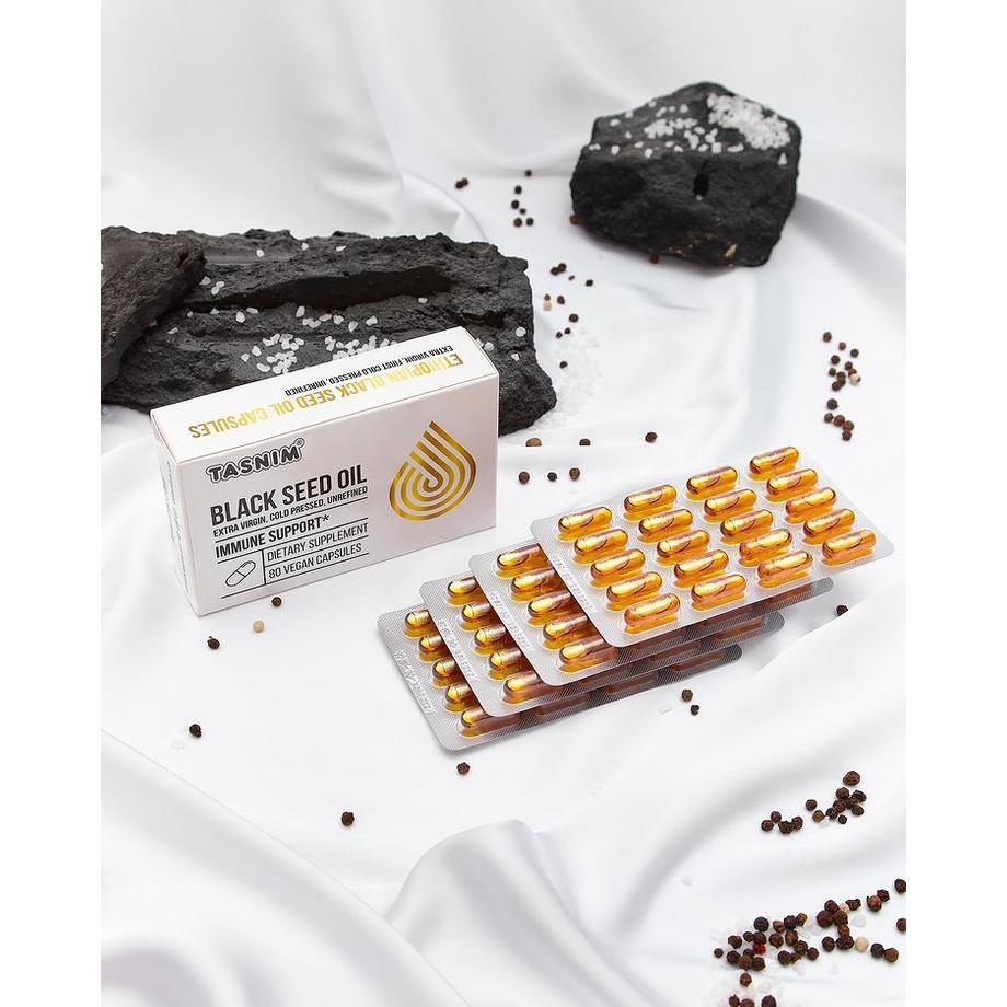 Tasnim  Tasnim Schwarzkümmelöl – 80 Kapseln 