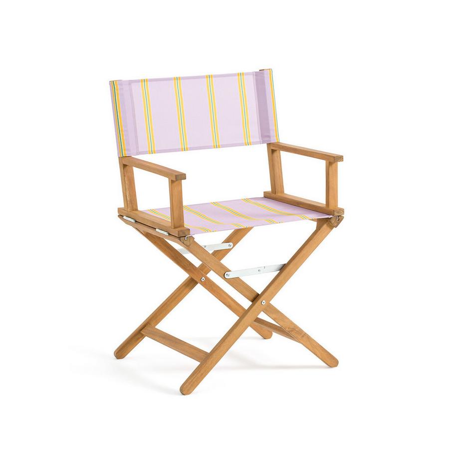 Fauteuil producteur acacia et toile