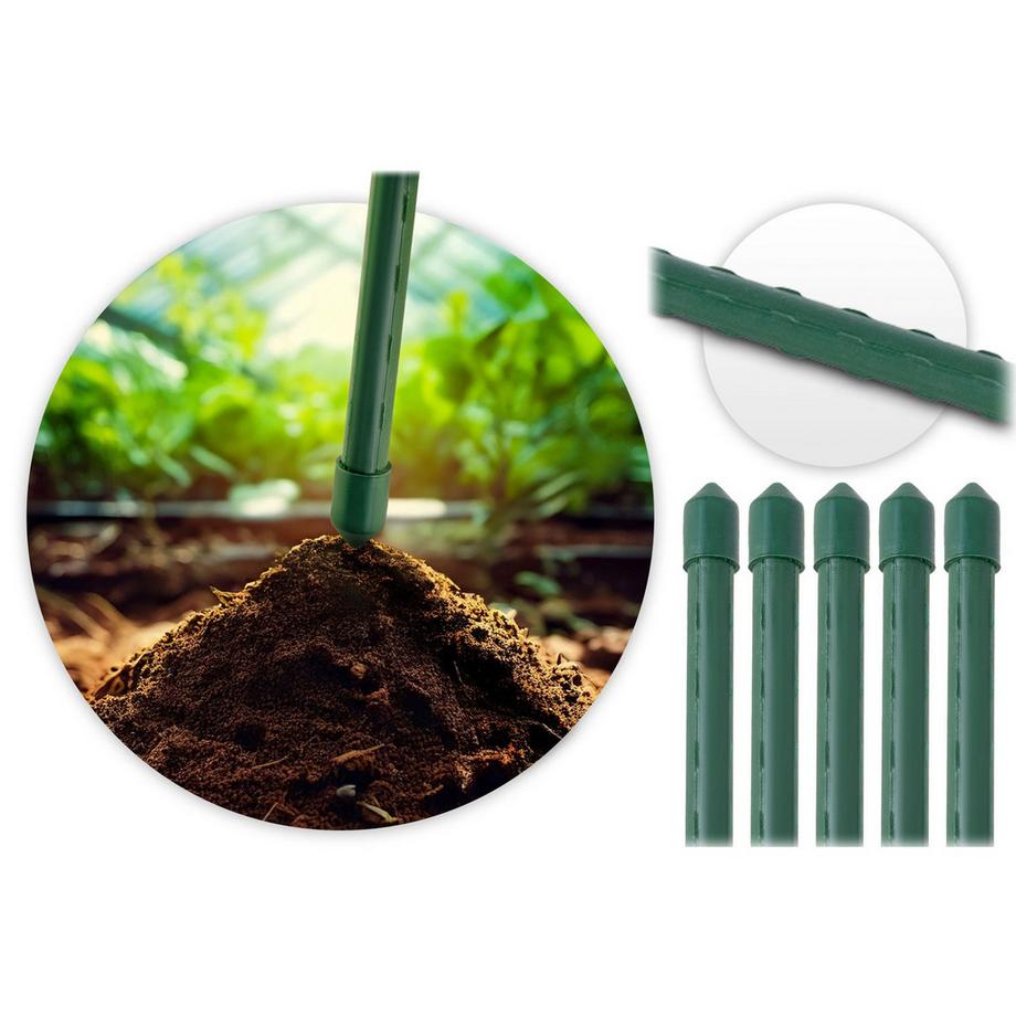 B2X Gartentunnel 2,5 x 4 m (10 m2) rosa Plonos  