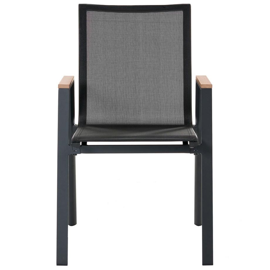 Beliani Set da pranzo per 4 persone en Alluminio Moderno TIANO  