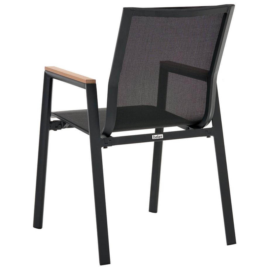 Beliani Set da pranzo per 4 persone en Alluminio Moderno TIANO  