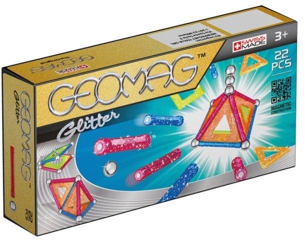 Geomag  Geomag Panels Glitter 22 pcs jeu à  aimant néodyme 22 pièce(s) Multicolore 