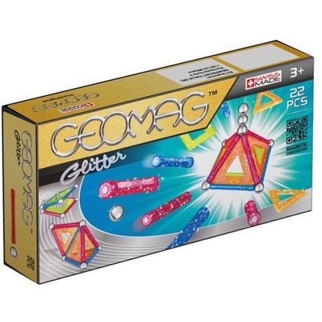 Geomag  Geomag Panels Glitter 22 pcs jeu à  aimant néodyme 22 pièce(s) Multicolore 