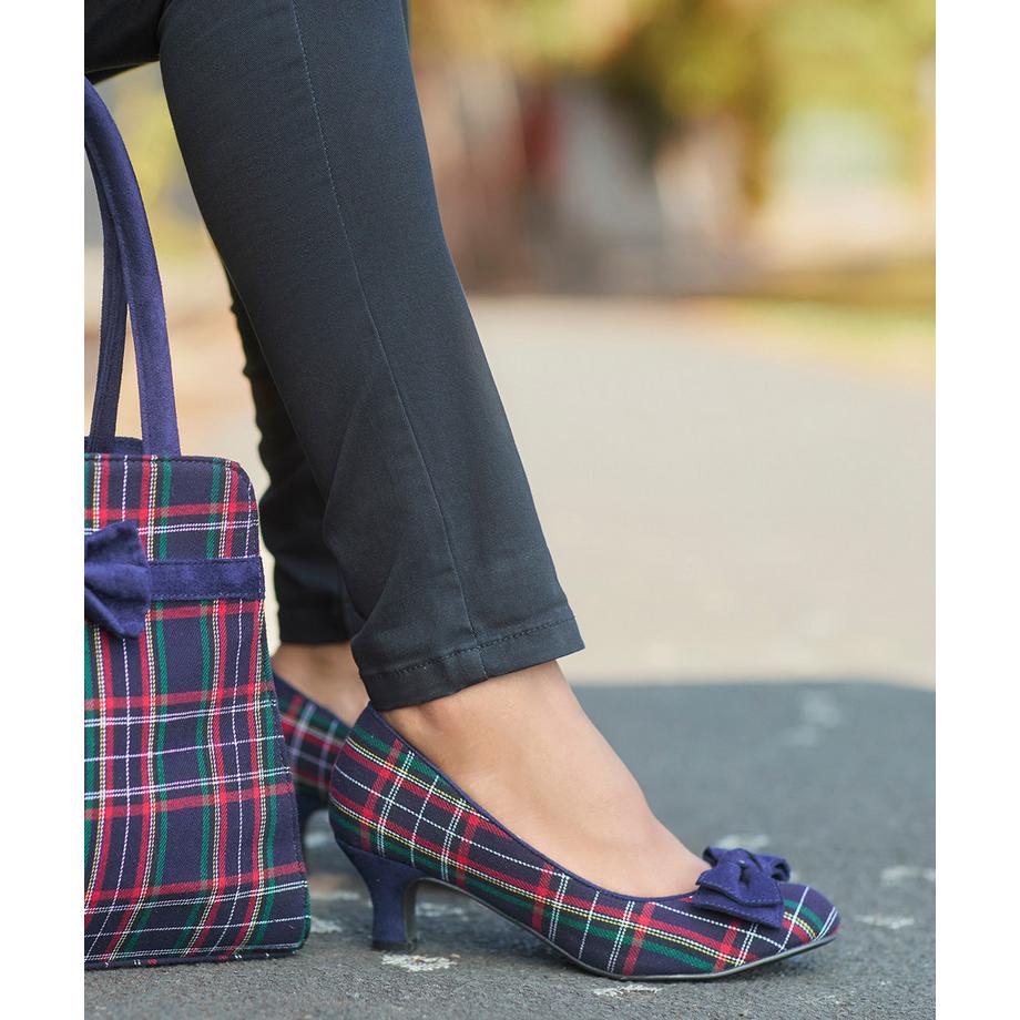 Joe Browns  Karierte Pumps miter Schleife 