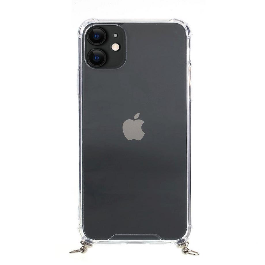 Cover-Discount  iPhone 11 - Hülle Mit Umhängeband Transparent 