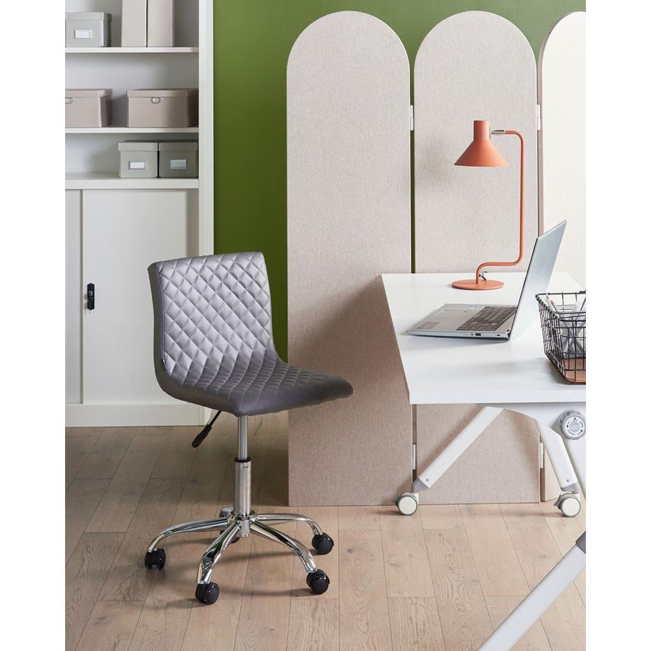 Beliani Schreibtischstuhl aus Kunstleder Retro ORLANDO  